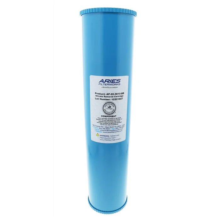 Aries AF-20-3610-BB 20″ x 4-1/2″ Nitrate Reduction Filter