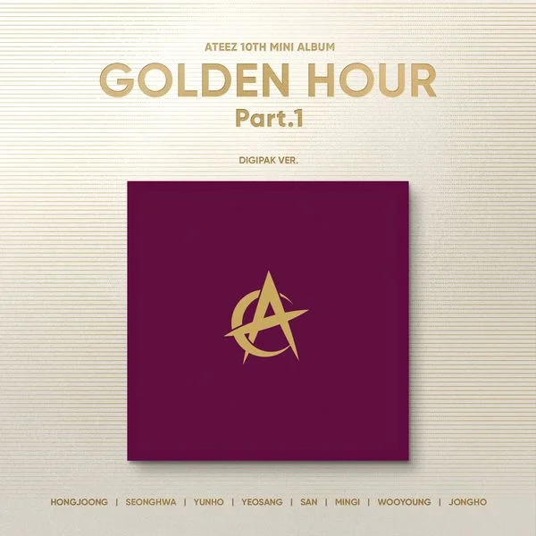 ATEEZ – 10th Mini Album GOLDEN HOUR : Part.1 (Digipak Ver.)