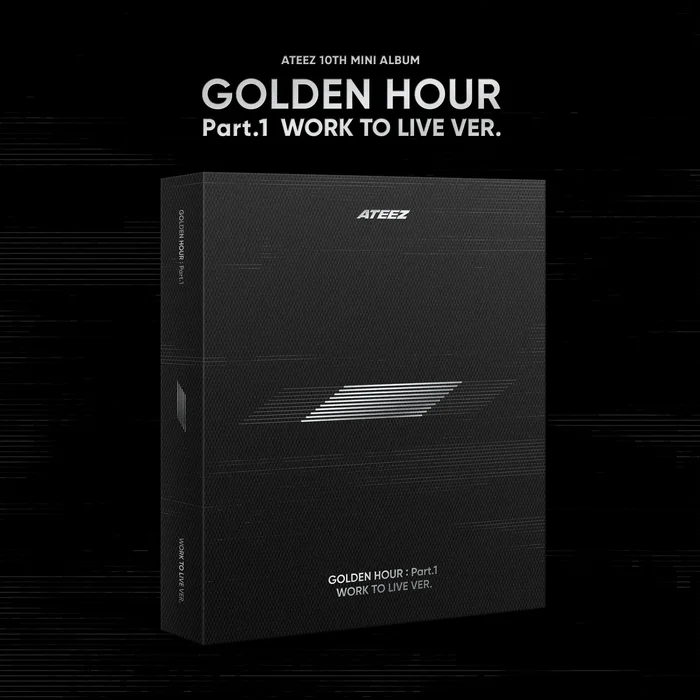 ATEEZ – 10TH MINI ALBUM [GOLDEN HOUR PART.1 WORK TO LIVE VER] (4DISC)