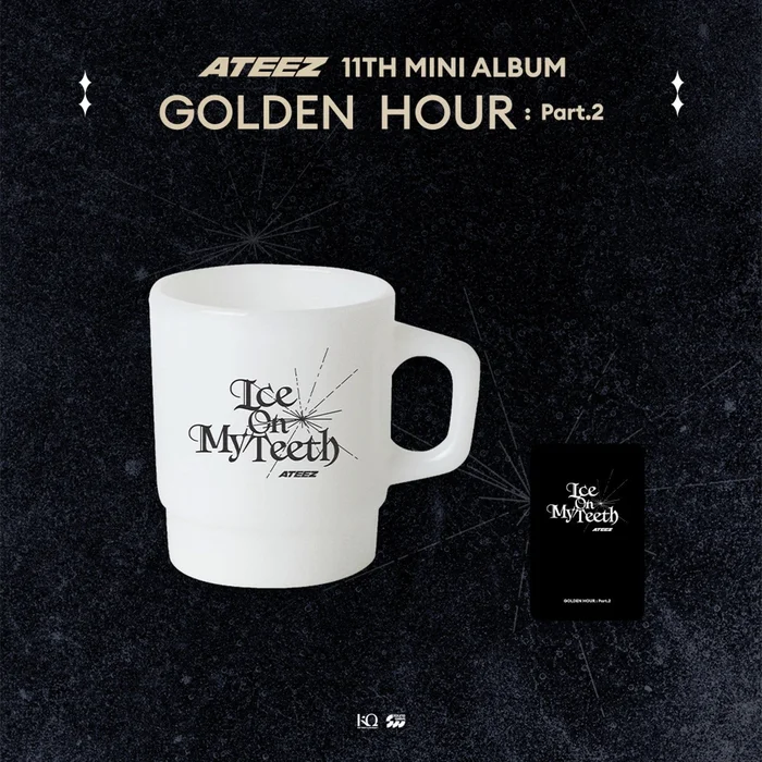Ateez – Golden Hour : part.2 Pop up Official MD Milk Glass