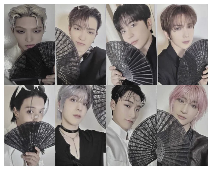 ATEEZ Golden Hour Part 2 – Official POB Photocard (Black Fan Version)