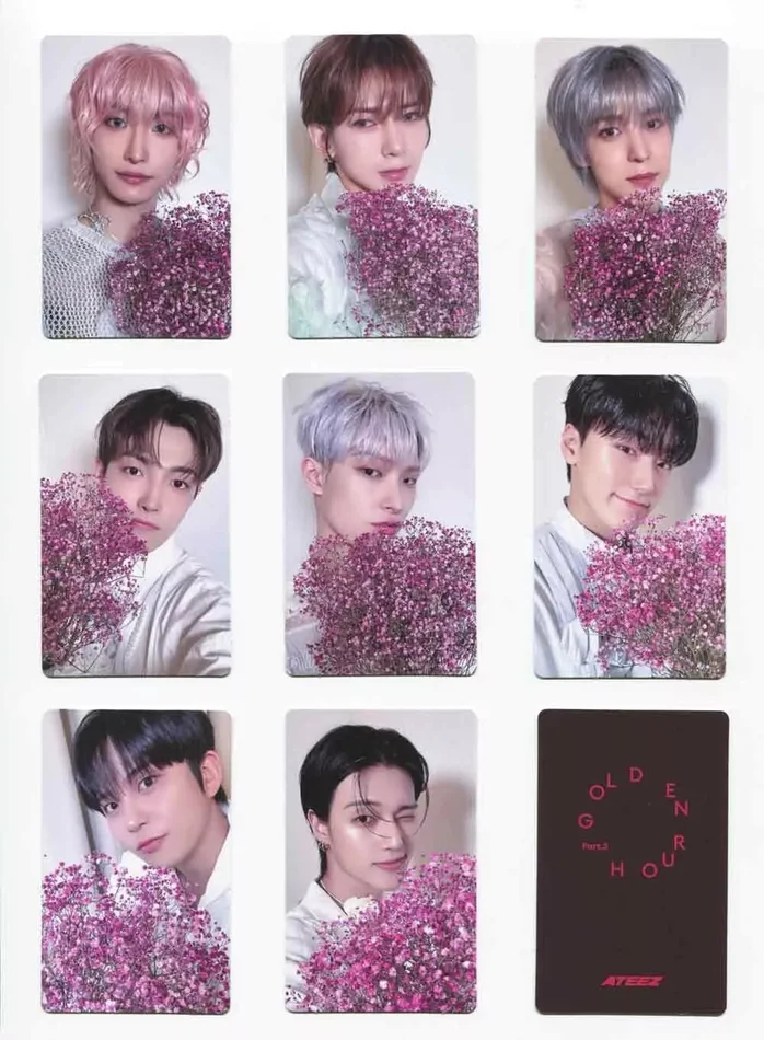 ATEEZ Golden Hour Part 2 – Official POB Photocard (Bouquet Version)
