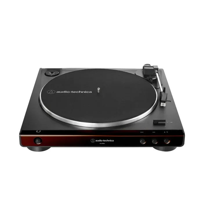 Audio-Technica: AT-LP60X-BW Automatic Turntable – Brown / Black