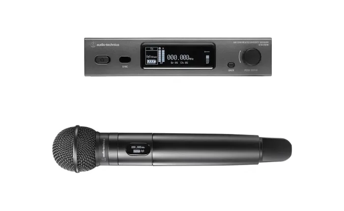 Audio-Technica ATW-3212/C510DE2, 3000 Series Wireless Handheld Microphone System with ATW-C510 Capsule DE2 470 to 530 MHz Online Hot Sale