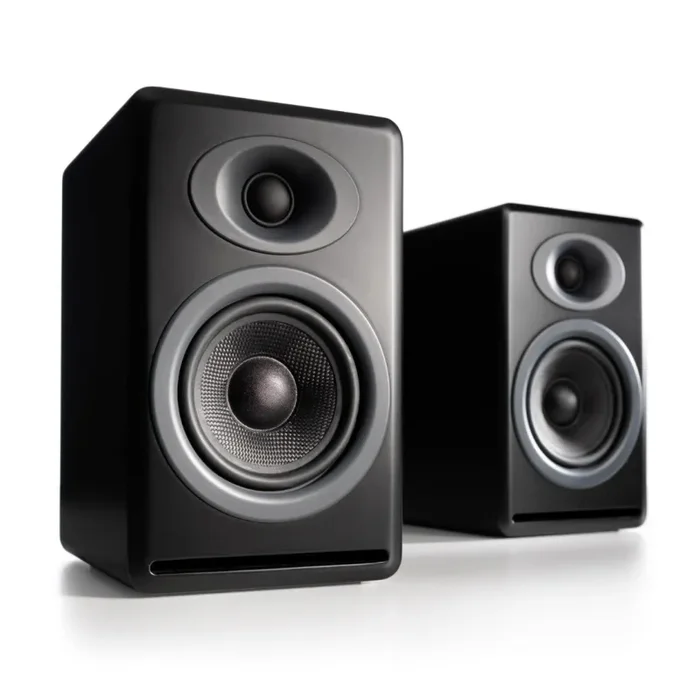 Audioengine: P4 Passive Bookshelf Speakers – Black (AP4B)