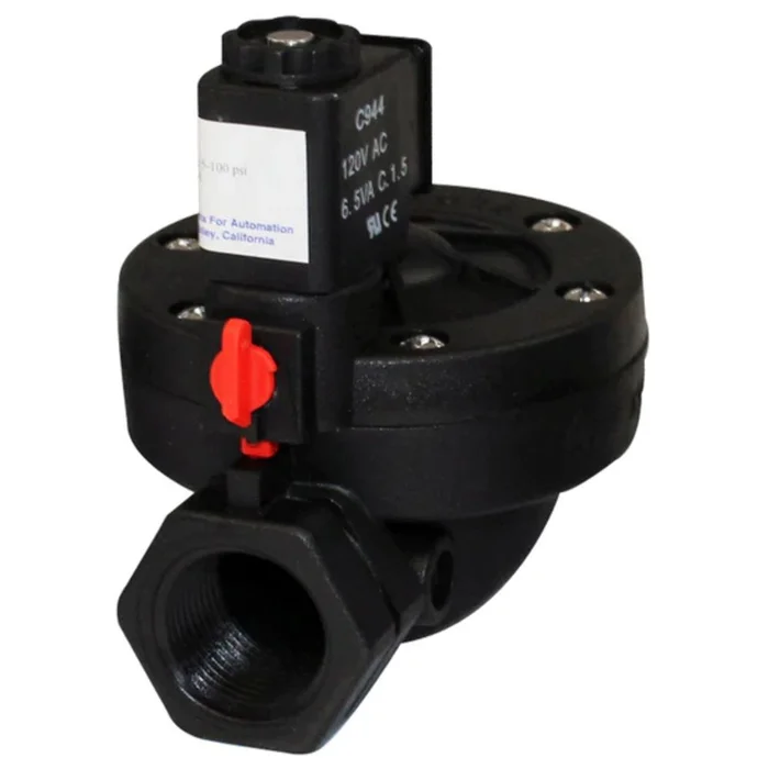 AXEON GC Solenoid Valve Kit with DIN and 3 Meter Cord N/C 3/4″ FNPT 110V