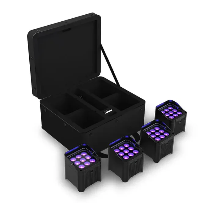 B-Stock: Chauvet DJ Freedom Par H9 IP X4 Up-Lighting Kit with A Protective Carry Bag (uplight)
