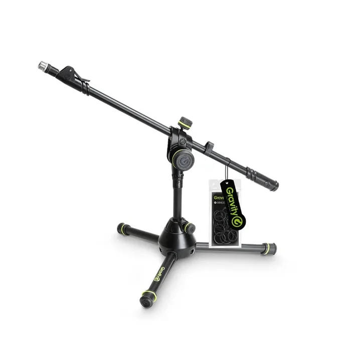 B-Stock: Gravity GMS3122HDB Short Heavy Duty Microphone Stand With Folding Tripod Base Online