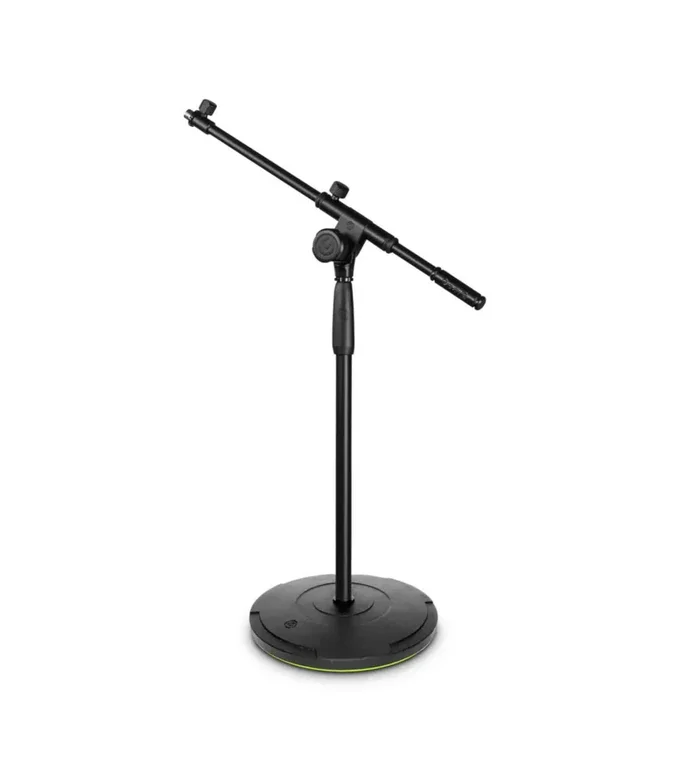 B-Stock: Gravity TMS 2222, Short Touring Series Microphone Stand with Round Base and 2-Point Adjustment Telescoping Boom