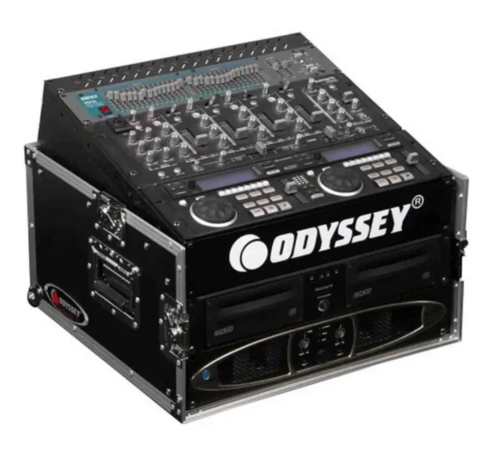 B-Stock: Odyssey FR1004 Combo Rack 10U Top Slant Rack 4U Bottom Vertical Rack Sale
