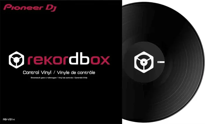 B-Stock: Pioneer DJ RB-VS1 Control Vinyl for Rekordbox DJ – Black