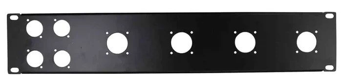 B-Stock: ProX T-P2-4X4 2 Unit Unloaded Patch Panel for 4 XLR and 4 NL4 Speakon or NAC3 Powercon