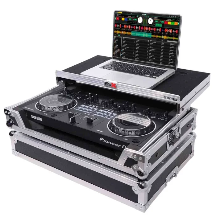 B-Stock: ProX X-DDJREV1LT Flight Case for Pioneer DDJ-REV1 Digital Controller with Sliding Laptop Shelf