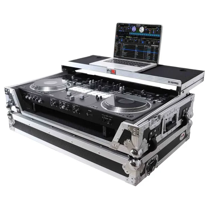 B-Stock: ProX XS-DDJREV7WLT DJ Flight Case for Pioneer DDJ-REV7 DJ Controller with Sliding Laptop Shelf and Wheels
