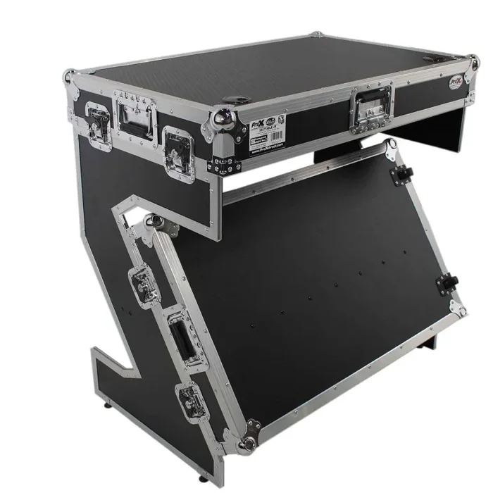B-Stock: ProX XS-ZTABLE JR, Portable DJ Workstation & Flight Case Table With Wheels