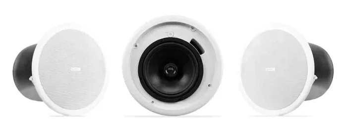 B-Stock: QSC AC-C8T Acoustic Coverage Series 8 Inch 2-Way 80W Ceiling Loudspeaker – White