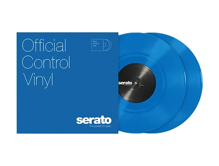 B-Stock: Serato SCV-PS-BLU-10, 10″ Control Vinyl Pair – Blue Sale