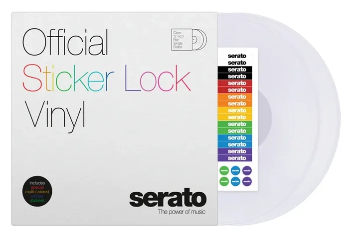 B-Stock: Serato SCV-PS-SL-BM Sticker Lock 12″ Control Vinyl pressing for Serato DJ – Pair Online now