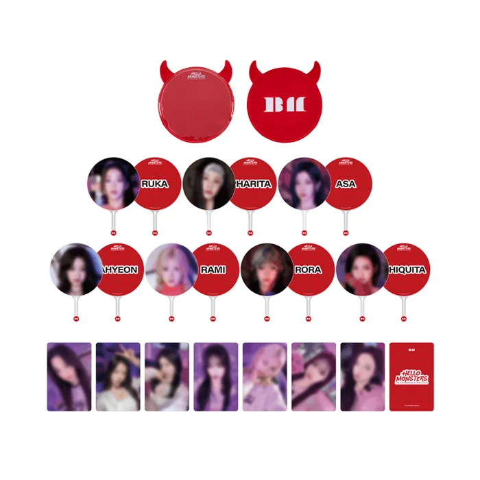 BABYMONSTER – Hello Monsters 2025 1st World Tour In Seoul Official MD Image Picket + Fabric Horn Cover Set