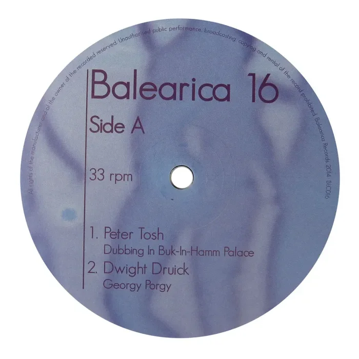 Balearica Records: Balearica #16 (Peter Tosh, Georgy Porgy) Vinyl 12″ on Sale