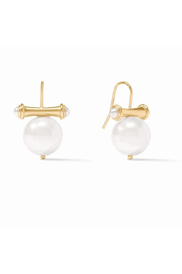 BAMBOO PEARL EARRING