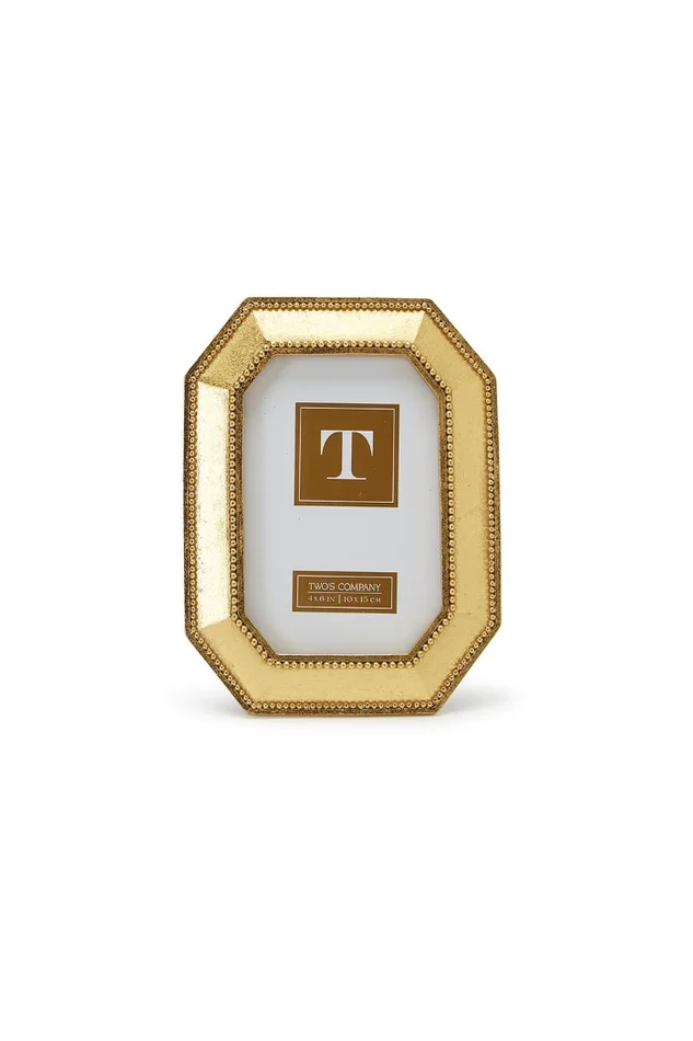 BEADED GOLD FRAME 5X7