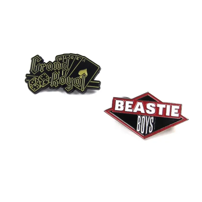 Beastie Boys: Enamel Pin Pack (Classic Logo, Grand Royal) Supply