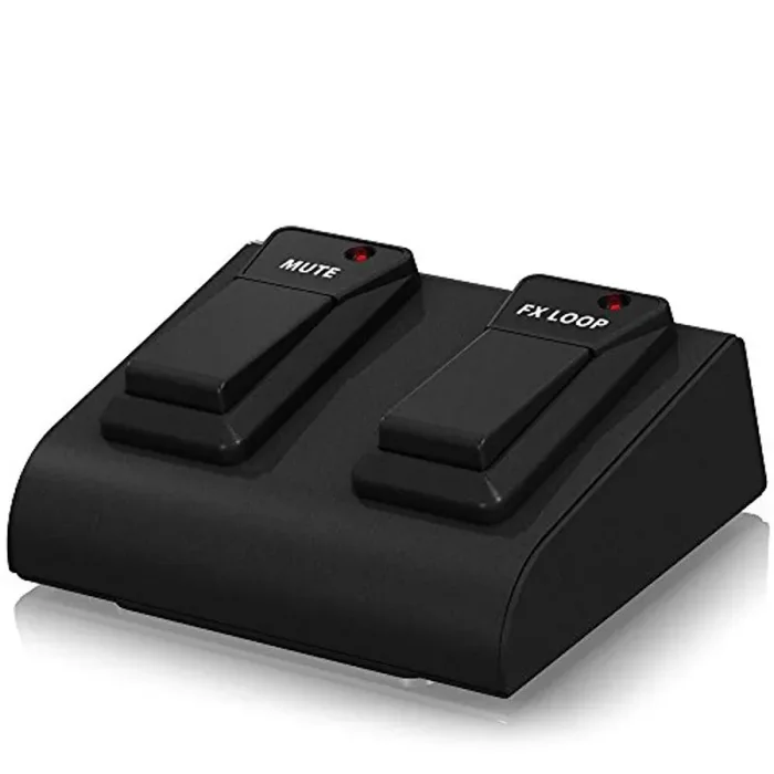 Behringer FS112BX Heavy Duty 2 Button Footswitch with Metal Case and Control LEDs