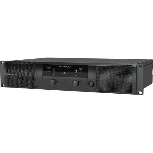 Behringer NX6000, Ultra-Lightweight 6000-Watt Class-D Power Amplifier With Smartsense Loudspeaker Impedance Compensation