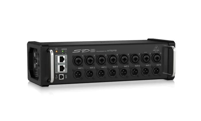Behringer SD8, 8 Outputs Stage Box with 8 Remote-Controllable Midas Preamps
