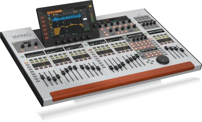 Behringer Wing 48-Channel, 24-Fader Control Surface and 10″ Touch Screen Digital Mixing Console
