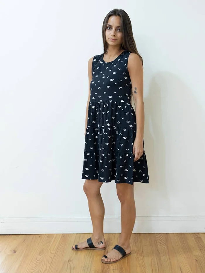 Bellini Tiered Dress – Onyx Eyes