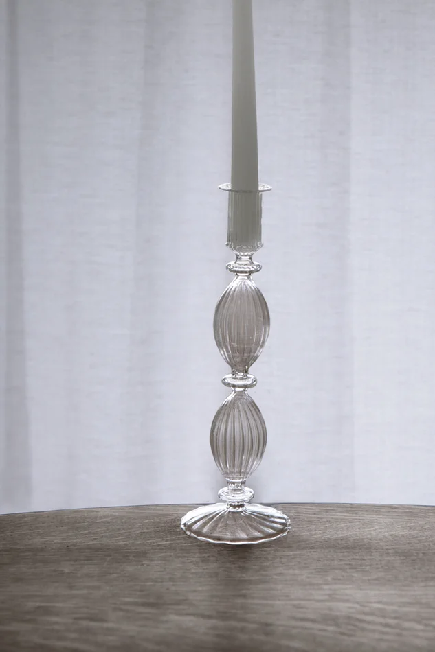 BERYL 10″ CANDLESTICK HOLDER SET/2