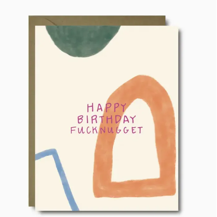 Birthday Fucknugget Greeting Card