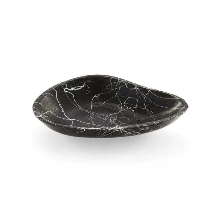 Black Ashtray with White Paint Splattered Online Sale