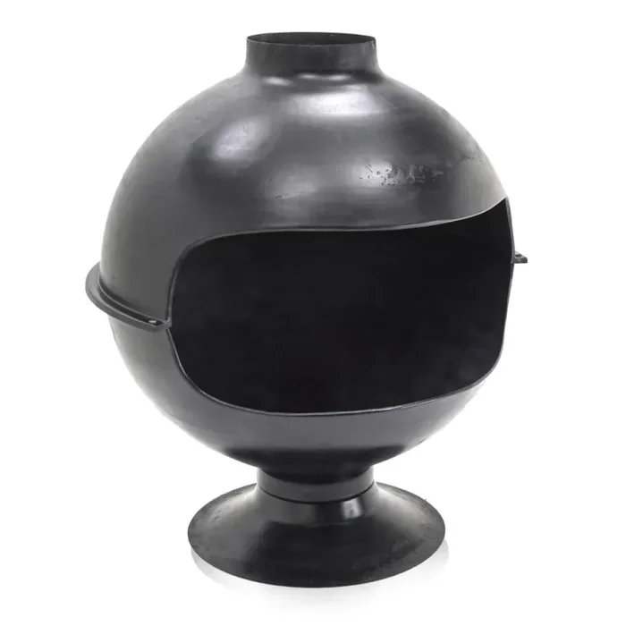 Black Globe Fireplace Hot on Sale