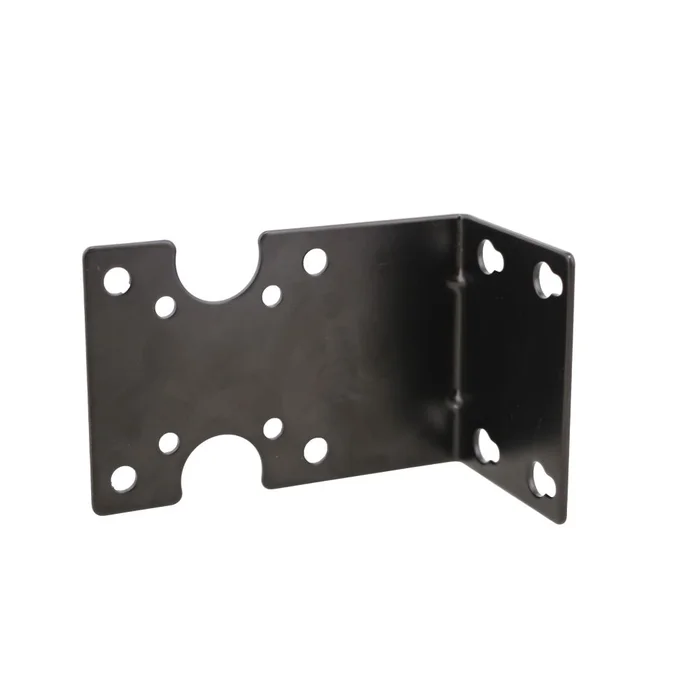 Black L-Shape Bracket – Slimline and Standard 3/4 Caps with or w/o PR