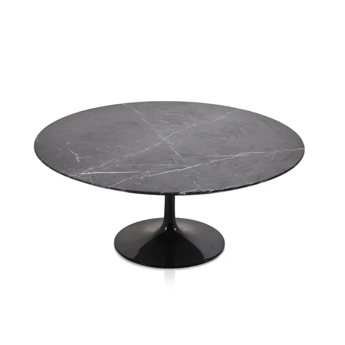Black Marble Tulip Coffee Table