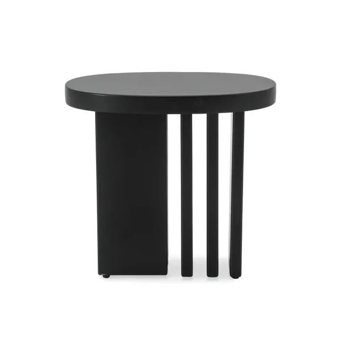 Black Minimalist Side Table