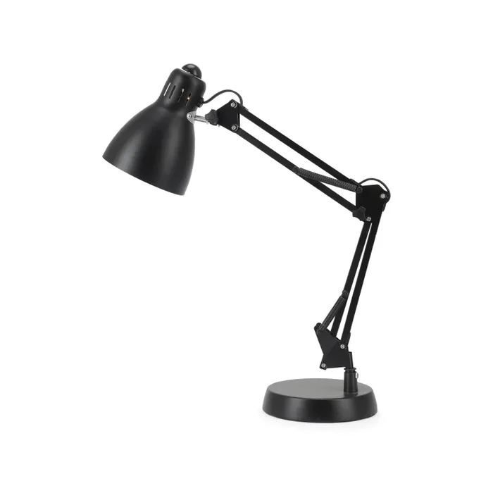Black Swing Arm Desk Lamp