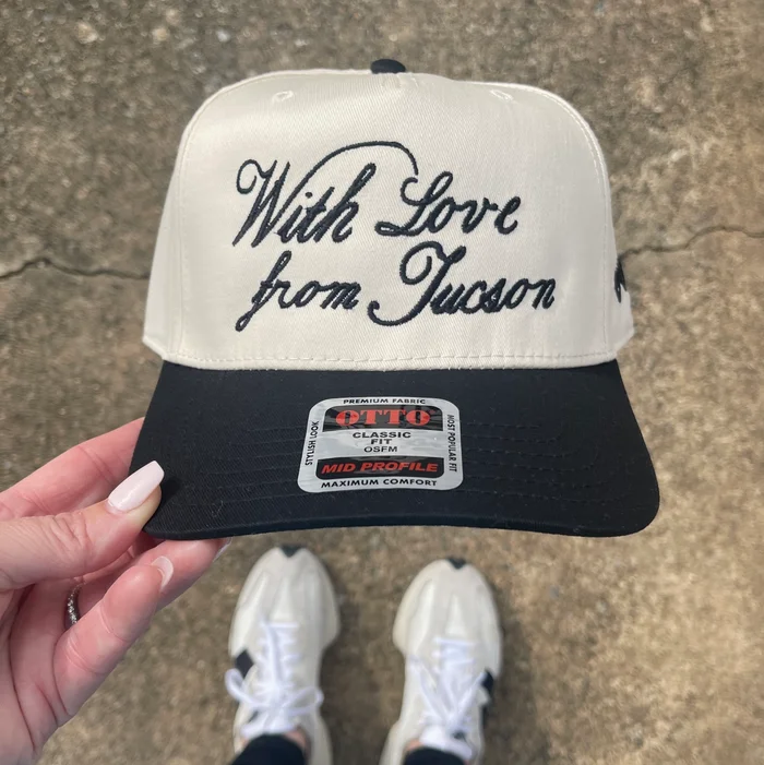 Black/Tan With Love from Tucson Classic Trucker Hat