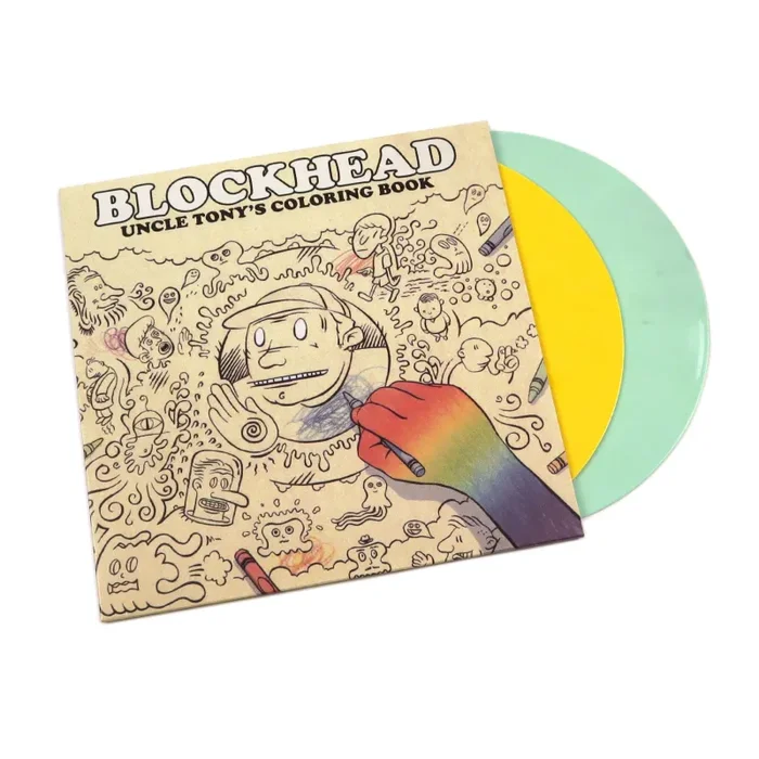 Blockhead: Uncle Tony’s Coloring Book (Colored Vinyl) Vinyl 2LP – LIMIT 1 PER CUSTOMER Sale