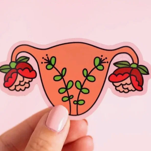 Blooming Uterus – Feminist Vinyl Sticker
