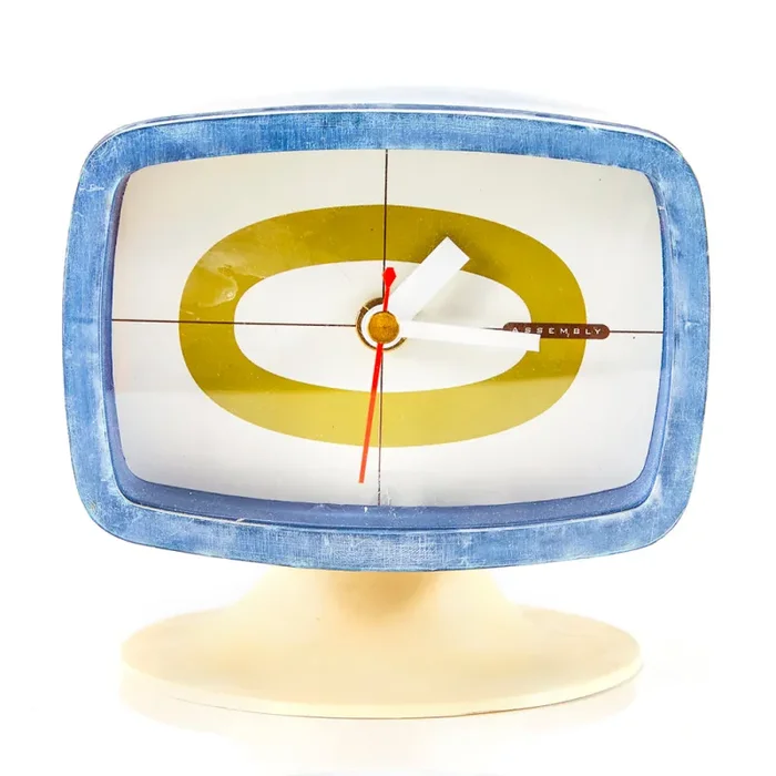 Blue Vintage Tabletop Clock