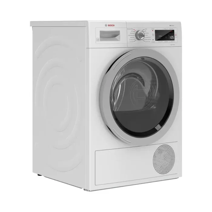 Bosch 500 Series WTW87NH1UC 24 Inch Electric Smart Ventless Dryer with 4 cu. ft. Capacity, 14 Dryer Cycles, Self-Cleaning Condenser, Wrinkle Block, Sensor Dry, and ENERGY STAR® - Image 2