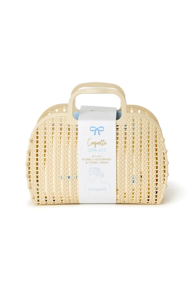 BOW HEADBAND & WRAP SPA SET