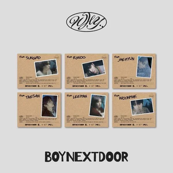 BOYNEXTDOOR – 1st EP WHY.. (LETTER ver.) (Random Ver.)