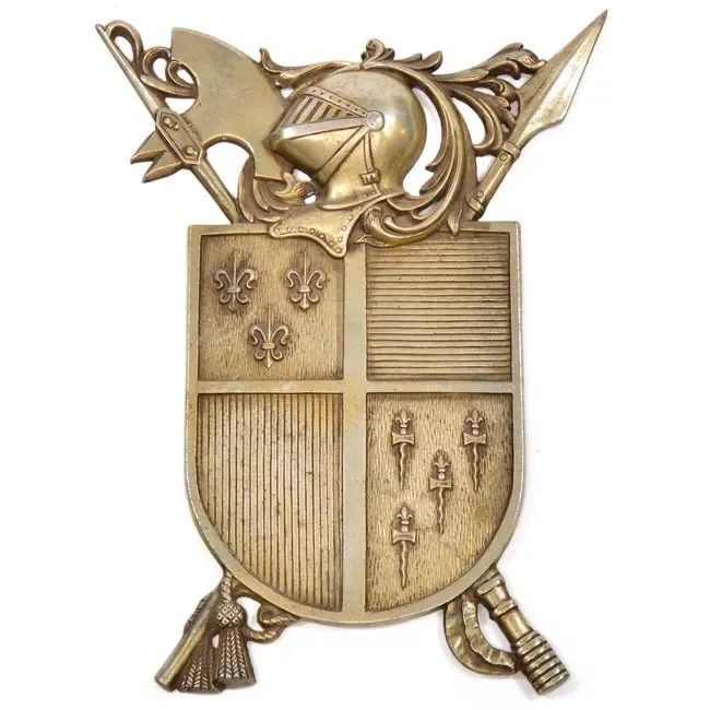 Brass Medieval Crest Online