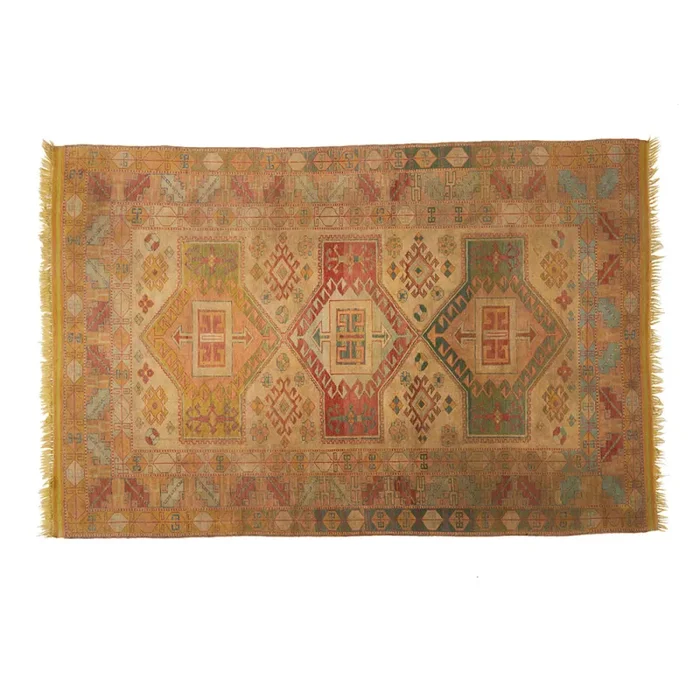 Brown Faded Desert Persian Rug