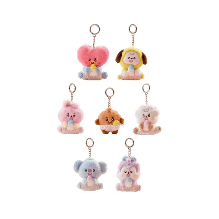 BT21 Baby Newborn Season 2 Sitting Plush Keyring